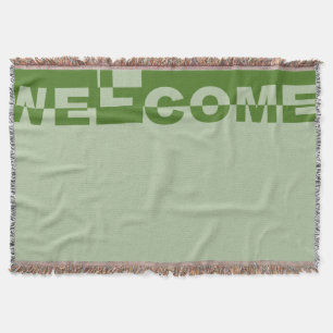 Modernes WELCOME Banner + Ihr Backgr. Ideen Decke