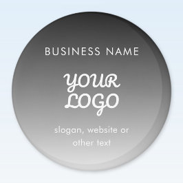 Modernes Werbelogo und Text | Editierbare Farbe Magnet