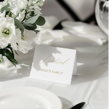 Modernes White Wedding Reservierte Tafelzelt