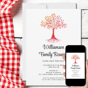 Modernes Wiedersehen Einladung