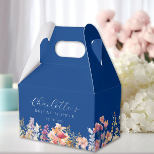 Modernes, Wildblume, Brautparty Geschenkschachtel