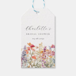 Modernes, Wildblume Brautparty Willkommen Geschenkanhänger