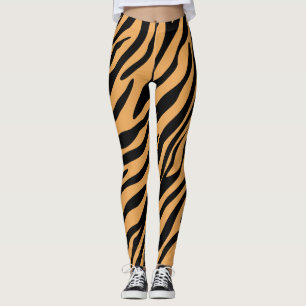Modernes Wildlife Bengalisch Tiger Animal Print Mu Leggings