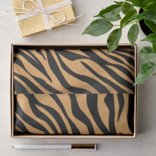 Modernes Wildlife Bengalisch Tiger Animal Print Mu Seidenpapier