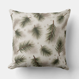 Modernes Winterkissen mit Schneeflocken - neutral Kissen