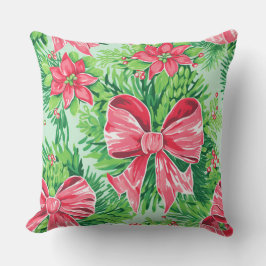 Modernes Winterkissen mit Schneeflocken - neutral Kissen