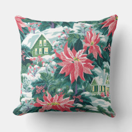 Modernes Winterkissen mit Schneeflocken - neutral Kissen