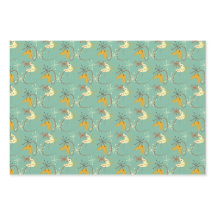 Modernes Wrapping Paper - Retro der 50er Jahre