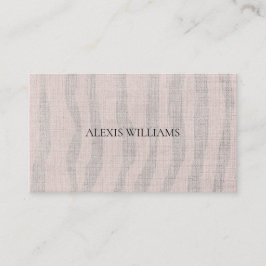 Modernes Zebra-Bio Muster Beruflich Visitenkarte