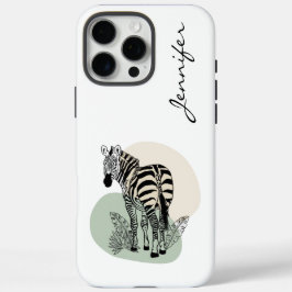 Modernes Zebra iPhone iPhone 16 Pro Max Hülle