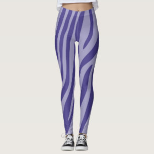 Modernes Zebra Print Muster #17 Leggings