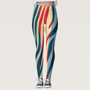 Modernes Zebradruckmuster #13 Leggings