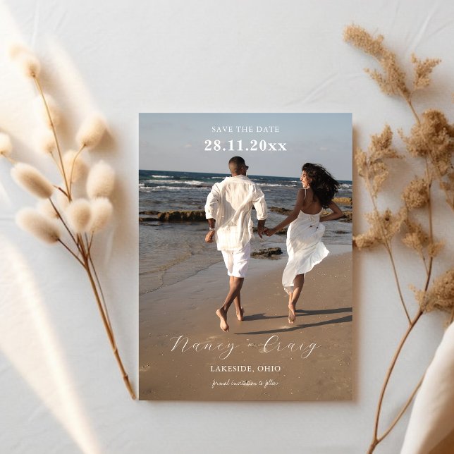 Modernes zeitgenössisches Foto Save the Date (Von Creator hochgeladen)