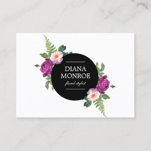 Modernes Zirkel Visitenkarte