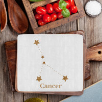 Modernes Zodiac-Schild-Goldkrebs | Element Wasser
