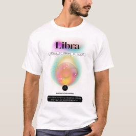 Modernes Zodiac Sign Libra Quote Air Element T-Shirt