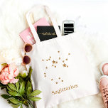 Modernes Zodiac-Zeichen Gold Sagittarier| Elementf Tragetasche<br><div class="desc">Modernes Zodiac-Zeichen Gold Sagittarier| Elementfeuer</div>