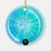 Modernes Zodiac-Zeichen-PIsces-Wasserelement