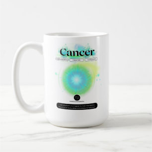 Modernes Zodiaka-Gebärdenziffer Wasserelement Kaffeetasse