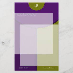 Modernes Zwei-Tone Briefpapier