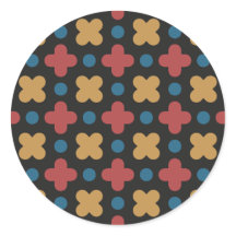 Modernisierte Retro-Aufkleber-Design