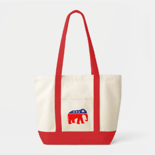 Modernisierter GOP-Elefant Tragetasche