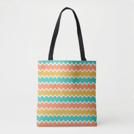 Modernisiertes farbenfrohes Chevron-Taschendesign