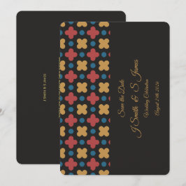 Modernisiertes Retro-Design für Save-the-Date-Kart Save The Date