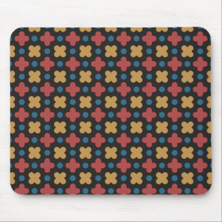 Modernisiertes Retro-Geometrie-Muster für Mauspad