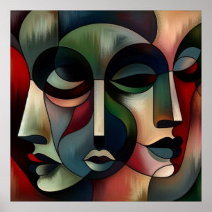 Modernismus, Abstrakt, Kunst, Poster