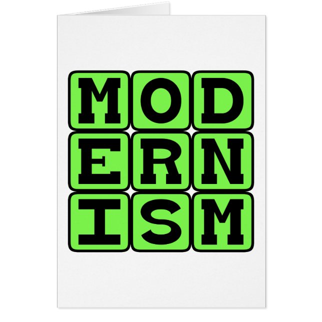 Modernismus, philosophische Bewegung (Vorne)