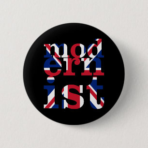 Modernist Union Jack Button
