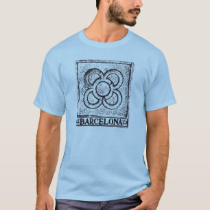 Modernistische Fliese von Barcelona T-Shirt
