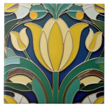 Modernistische Jugendstil-Blume