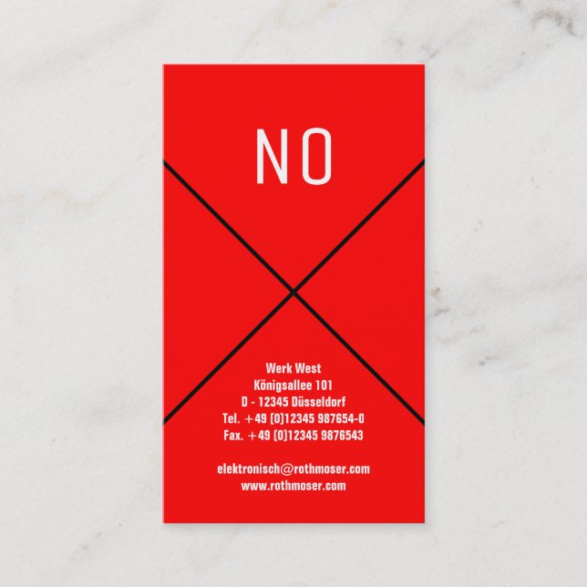 modernistische Karten (Vorderseite)