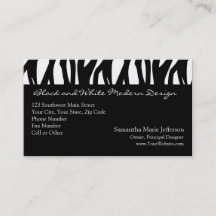 Modernistischer Schwarzweiss-Streifen