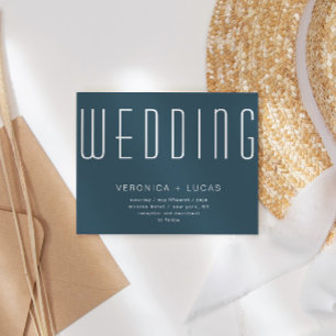 Modernste Hochzeit der Marine Einladung