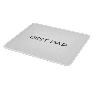 Modernste minimalistisch-schwarzweiße Vater-Techni Schneidebrett