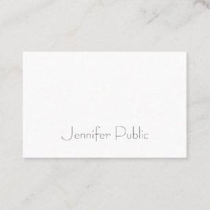 Modernste, moderne Minimalistische Vorlage Trendy Visitenkarte