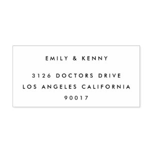 Modernste Schlichte Hochzeitsreise Permastempel