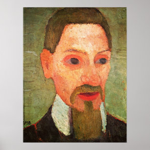 Modersohn-Becker - Porträt von Rainer Maria Rilke Poster
