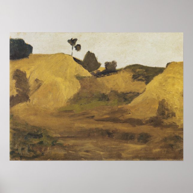 Modersohn-Becker - Sand Pit At Weyersberg 1899 Poster (Vorne)