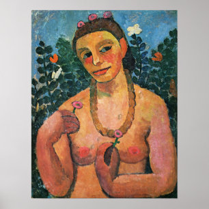 Modersohn-Becker - Selbstportrait 1906 Poster