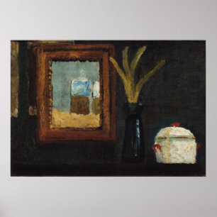 Modersohn Becker - Zuckerschale und Hyazinth Poster