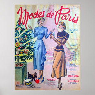 Modes de Paris. Poster