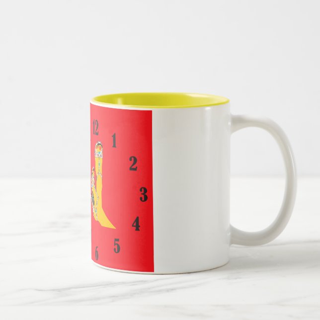Modeschuh-Tasse Zweifarbige Tasse (Rechts)