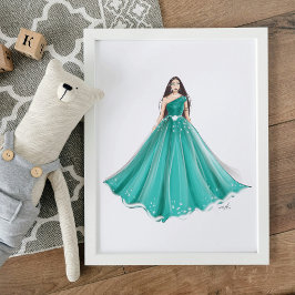 Modeskizze, Kunst Poster