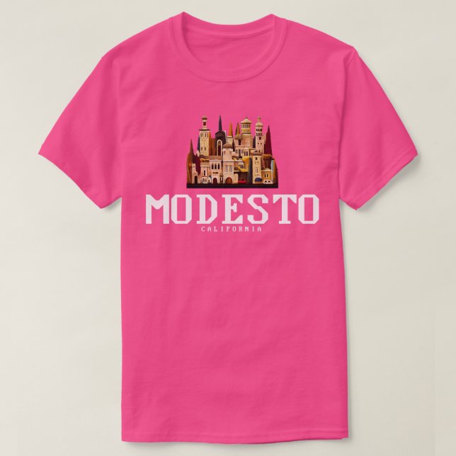 Modesto California T-Shirt (Design vorne)