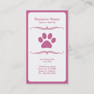 Modhaustiertatze Visitenkarte