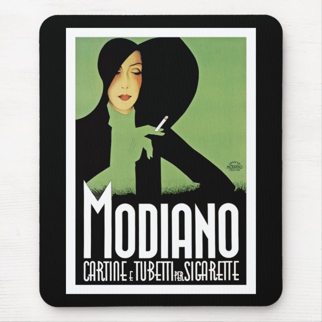 Modiano Zigarettenwerbung Mousepad (Vorne)